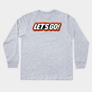 Let's Go! (Lego) Kids Long Sleeve T-Shirt